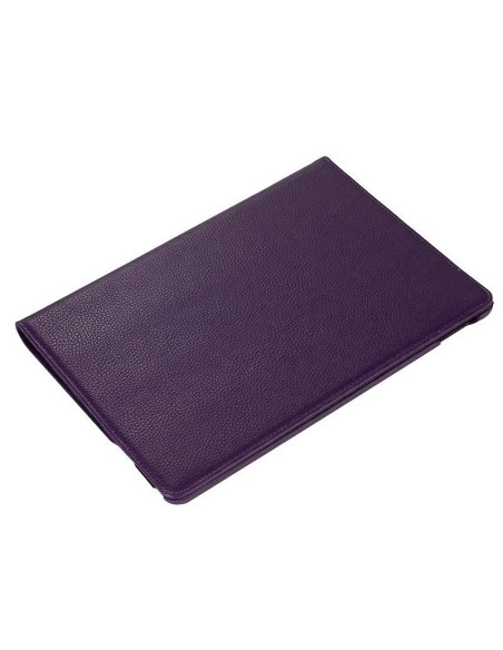 Funda soporte giratorio iPad (2019/2020) 10,2 pulgadas polipiel morada