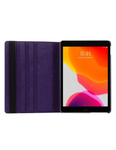 Funda soporte giratorio iPad (2019/2020) 10,2 pulgadas polipiel morada 2