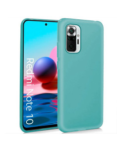 Carcasa TPU cama tela Xiaomi Redmi Note 10 / Note 10s / Poco M5s azul turquesa 2