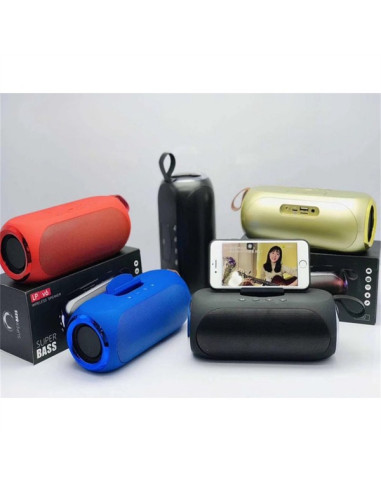 Altavoz TWS universal Bluetooth estéreo LP V6 2 x 8 W azul