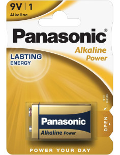 Paquete de 1 pila alcalina mini petaca 9V 6LR61