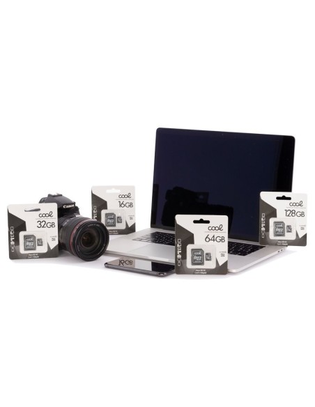 Tarjeta memoria microSD con adaptador 512 GB Cool (Clase 10)
