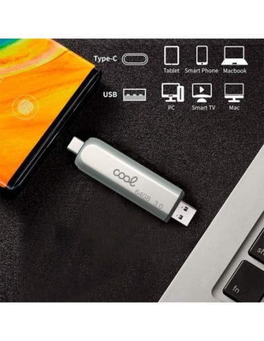 Pen Drive llavero USB 3.0 256 GB Cool...