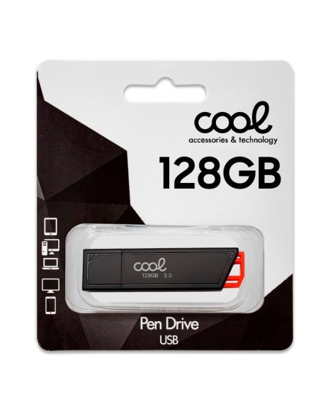 Pen Drive llavero USB 3.0 128 GB Cool Lancer rojo
