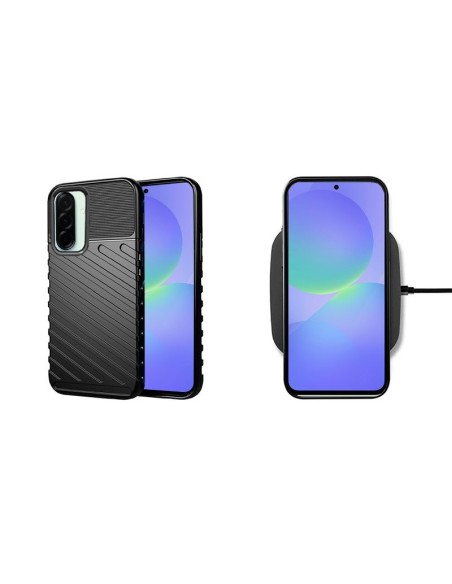 Carcasa TPU reforzada Samsung A366 Galaxy A36 5G armadura negra