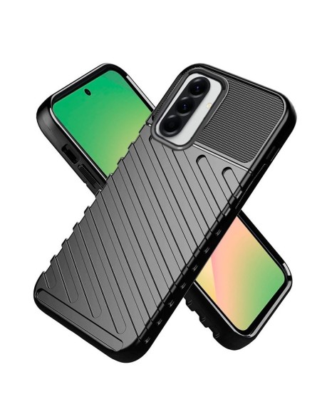 Carcasa TPU reforzada Samsung A566 Galaxy A56 5G armadura negra