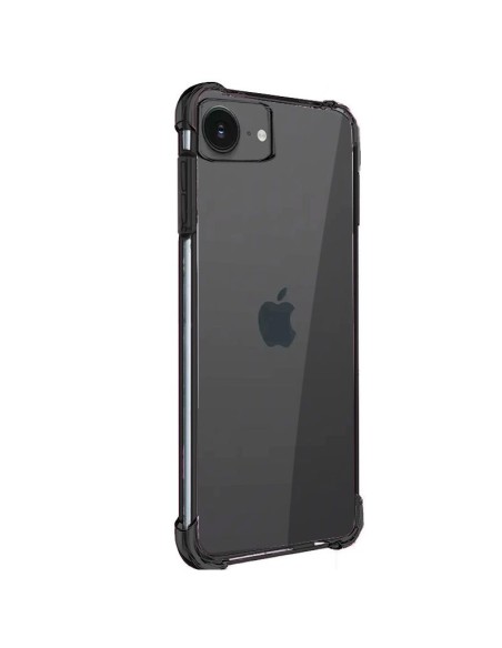 Carcasa TPU transparente iPhone 16e Electro negra