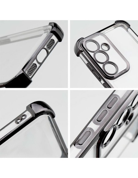 Carcasa TPU transparente iPhone 16e Electro negra