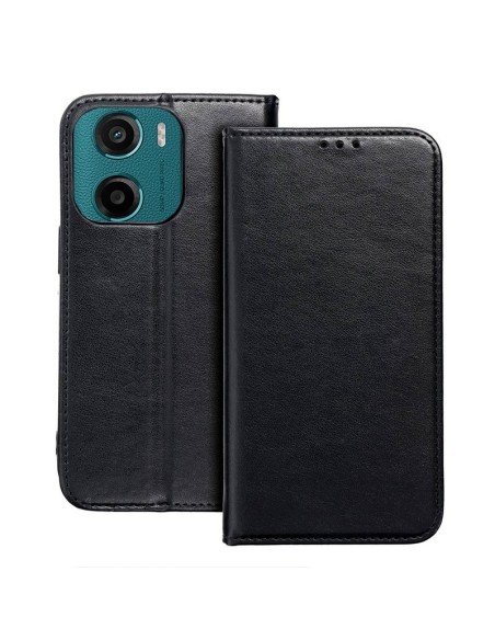 Funda libro soporte TPU Motorola Moto G05 / G15 negra