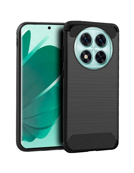 Carcasa TPU antihuellas Xiaomi Redmi Note 14 Pro 5G / Note 14 Pro Plus 5G / Poco X7 carbón negra