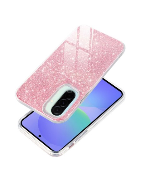 Carcasa TPU Samsung A366 Galaxy A36 5G purpurina rosa