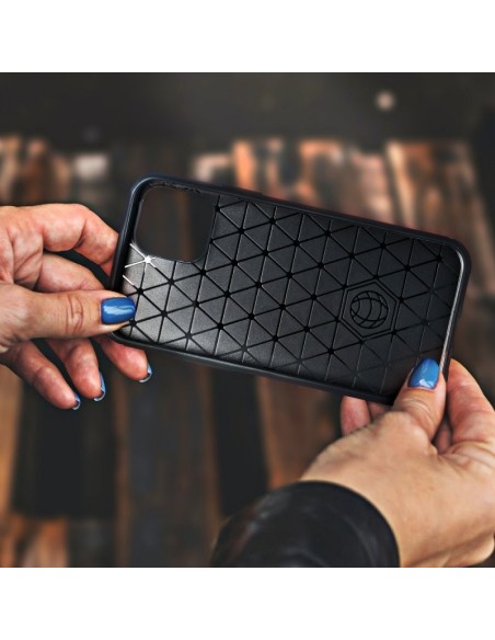 Carcasa TPU antihuellas Xiaomi Redmi Note 14 Pro carbón negra