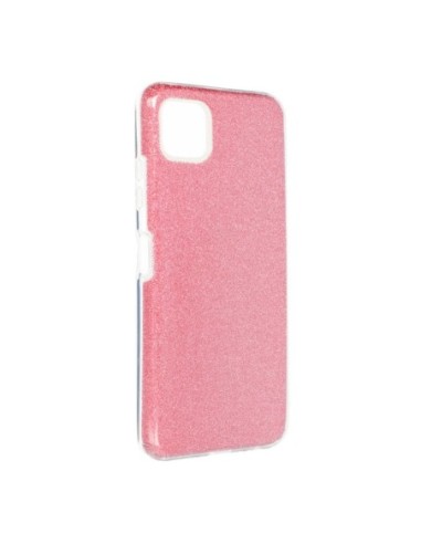 Carcasa TPU iPhone 16e purpurina rosa