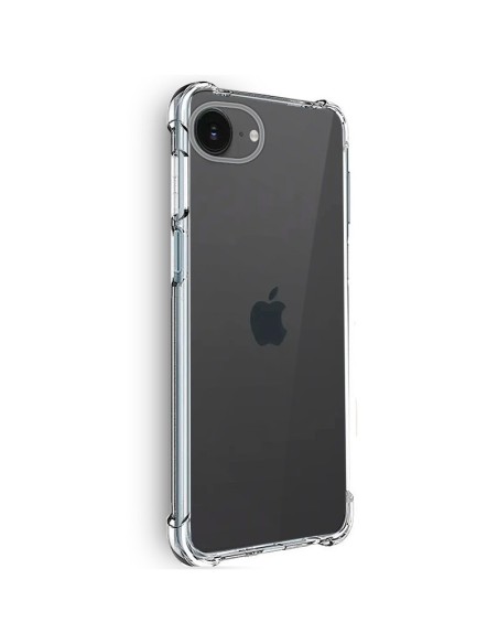 Carcasa TPU reforzada iPhone 16e antigolpes transparente