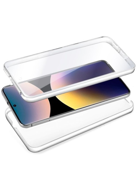 Funda gel TPU 3D Xiaomi Redmi Note 14 Pro transparente (Frontal + trasera)