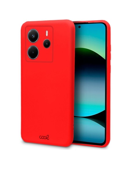 Carcasa TPU cama tela Xiaomi Redmi Note 14 roja