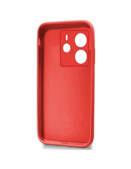 Carcasa TPU cama tela Xiaomi Redmi Note 14 roja