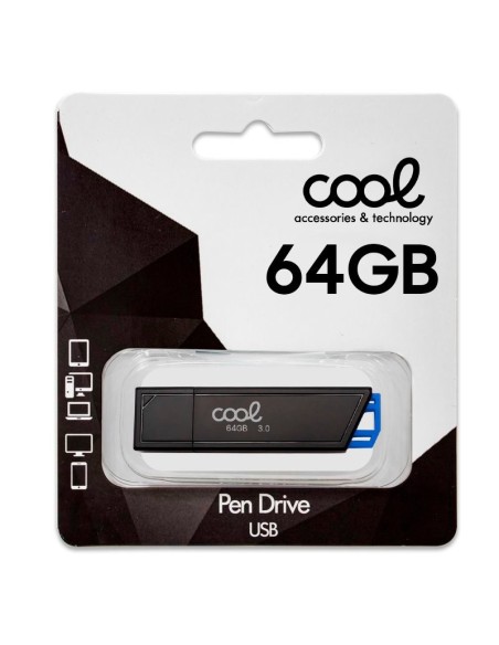 Pen Drive llavero USB 3.0 64 GB Cool Lancer azul
