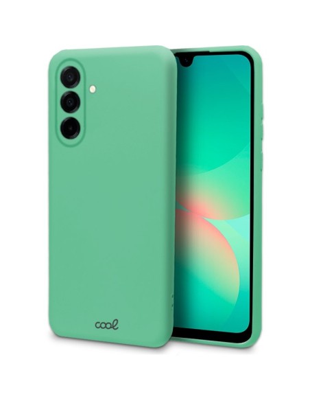 Carcasa TPU cama tela Samsung A266 Galaxy A26 5G verde menta