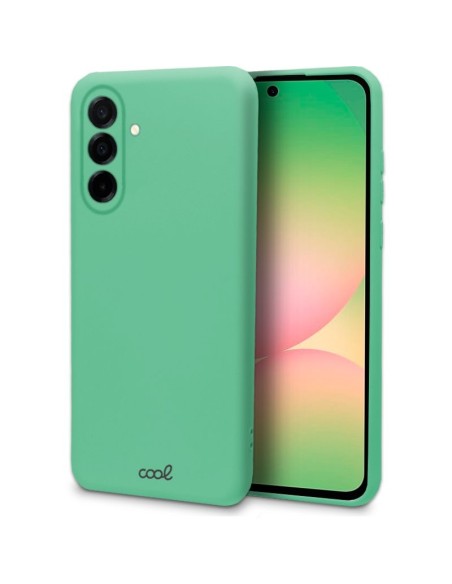 Carcasa TPU cama tela Samsung A566 Galaxy A56 5G verde menta