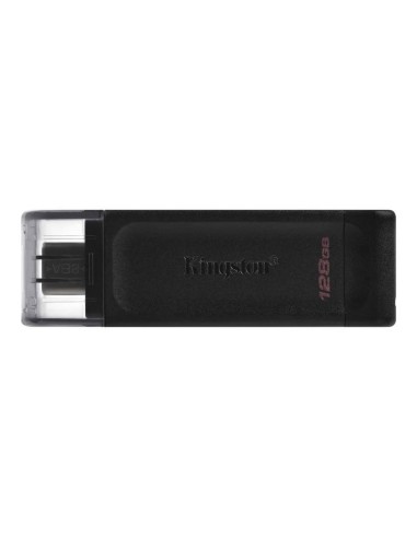 Pendrive 128GB USB tipo C DataTraveler 70 llavero negro
