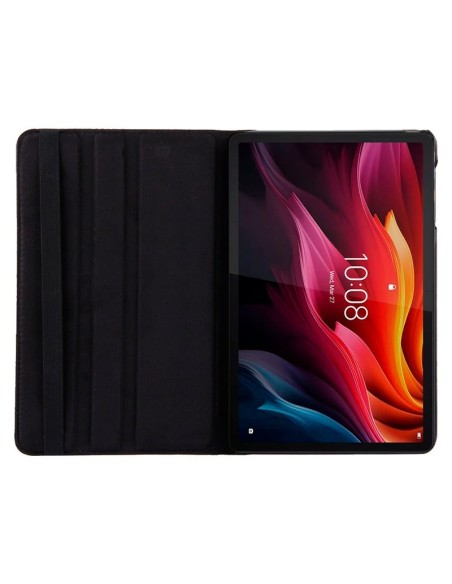 Funda soporte giratorio Lenovo Tab K11 Plus 11.5 pulgadas polipiel negra