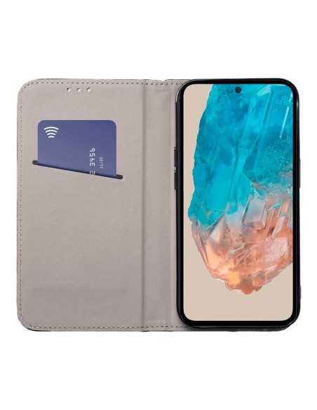 Funda libro soporte TPU Samsung M356 Galaxy M35 5G negra