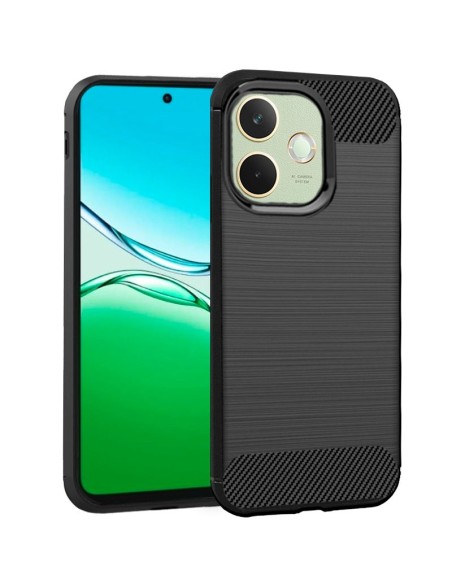 Carcasa TPU antihuellas Oppo A5 Pro / A5 Pro 5G carbón negra