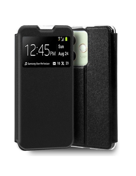 Funda libro soporte TPU Oppo A5 Pro / A5 Pro 5G negra