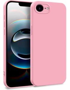 Funda gel TPU iPhone 16e rosa palo