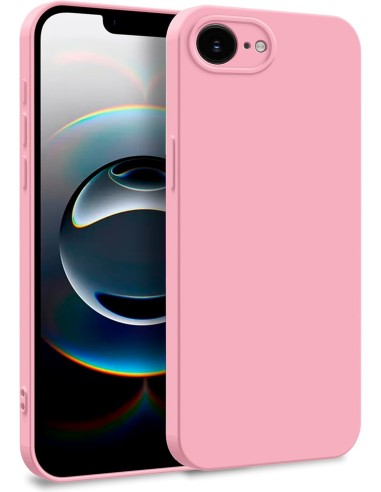 Funda gel TPU iPhone 16e rosa palo