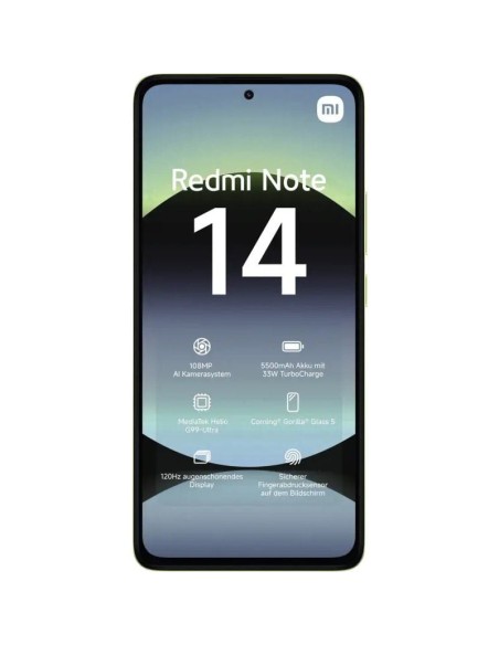 Xiaomi Redmi Note 14 6,67" 256 GB / 8 GB RAM / 4G / verde lima