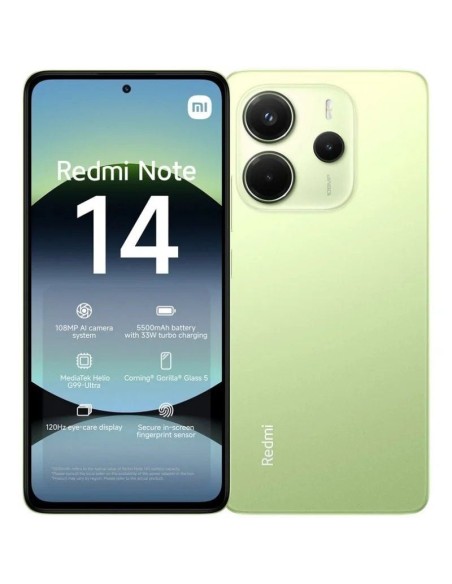 Xiaomi Redmi Note 14 6,67" 256 GB / 8 GB RAM / 4G / verde lima