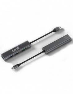 Hub USB tipo C universal 4 en 1 (3 x USB A 3.0 + 1 USB C)