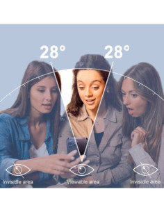 Protector pantalla vidrio templado privacidad iPhone 12 Pro Max 2