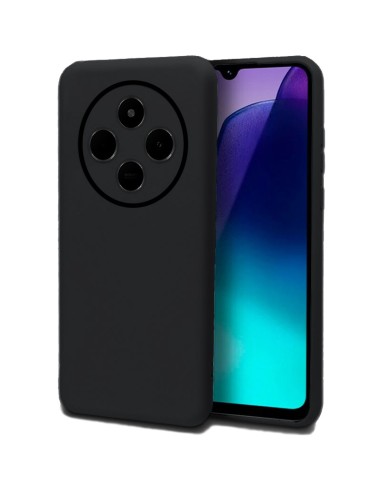 Carcasa TPU cama tela Xiaomi Redmi 14C / Poco C75 negra