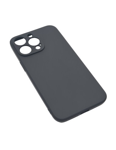 Funda gel TPU iPhone 13 Pro Max negra