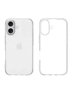 Funda gel TPU iPhone 16 transparente