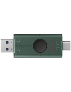 Pendrive 256 GB USB 3.2 dual tipos A y C DataTraveler DUO verde