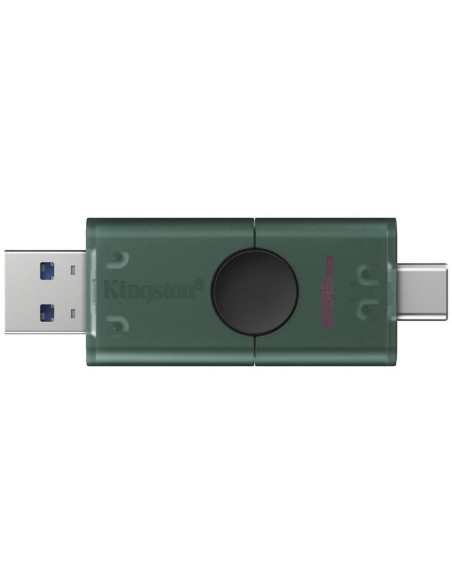 Pendrive 256 GB USB 3.2 dual tipos A y C DataTraveler DUO verde
