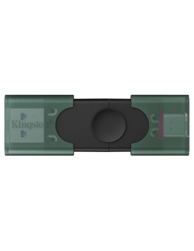 Pendrive 256 GB USB 3.2 dual tipos A y C DataTraveler DUO verde