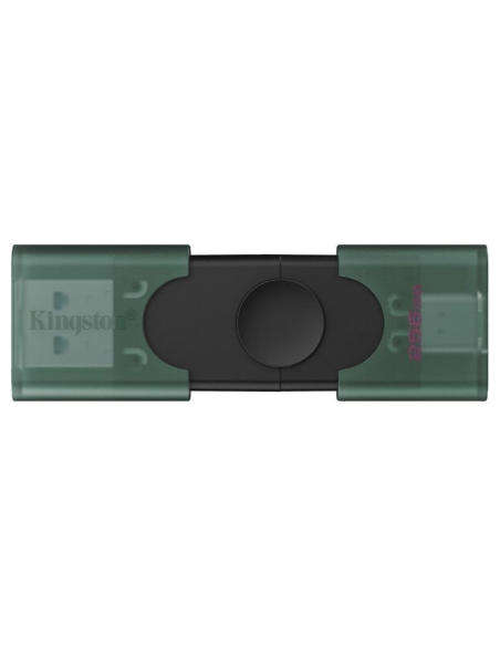 Pendrive 256 GB USB 3.2 dual tipos A y C DataTraveler DUO verde