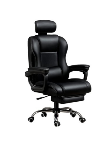 Sillón oficina Premium con reposapiés...