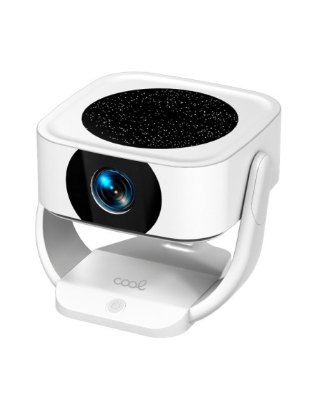 Proyector compacto 3500 lúmenes COOL Onix con altavoz integrado + HDMI / USB + Wifi Mirror blanco