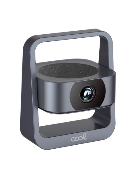 Proyector compacto 3500 lúmenes COOL Onix con altavoz integrado + HDMI / USB + Wifi Mirror gris