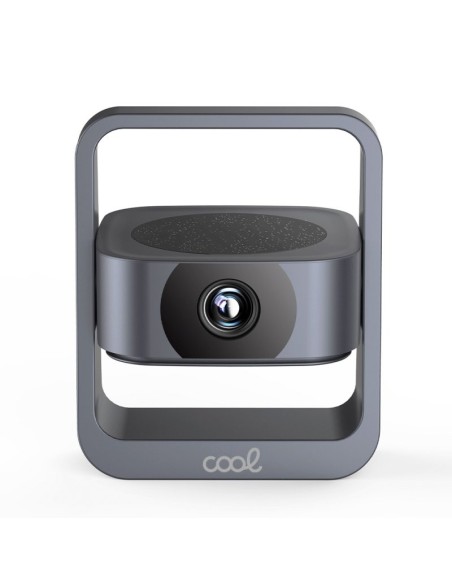 Proyector compacto 3500 lúmenes COOL Onix con altavoz integrado + HDMI / USB + Wifi Mirror gris