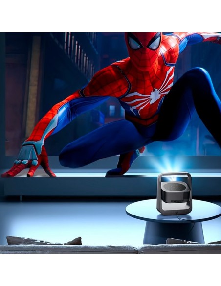 Proyector compacto 3500 lúmenes COOL Onix con altavoz integrado + HDMI / USB + Wifi Mirror gris