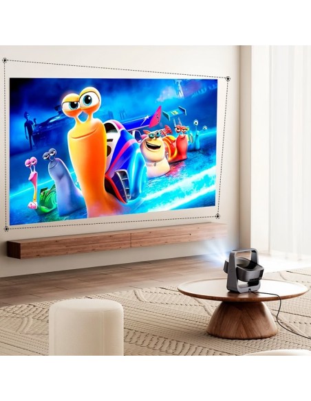 Proyector compacto 3500 lúmenes COOL Onix con altavoz integrado + HDMI / USB + Wifi Mirror gris