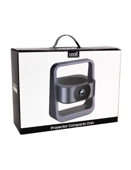 Proyector compacto 3500 lúmenes COOL Onix con altavoz integrado + HDMI / USB + Wifi Mirror gris