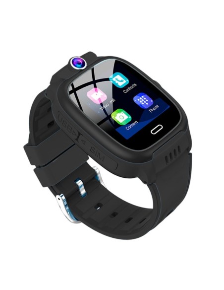 Smartwatch COOL Kids 4G GPS silicona Negro (Localización, videollamadas, SIM)